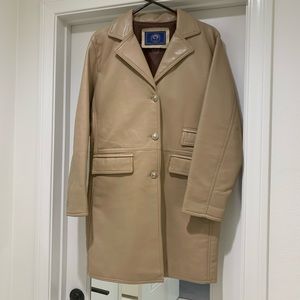 Vintage Italian Leather Coat